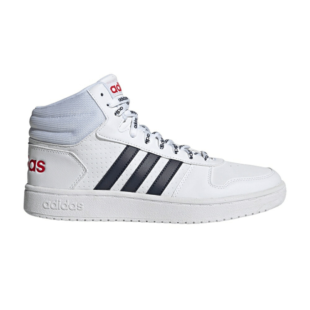 アディダス ミッド レジェンド 白色 ホワイト 2.0 WHITE INK スニーカー メンズ ADIDAS HOOPS MID LEGEND / CLOUD WHITE LEGEND INK SCARLET