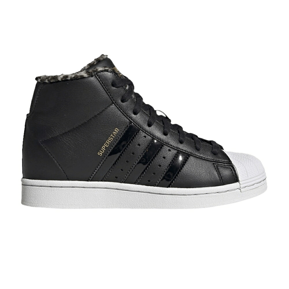 アディダス スーパースター ヒョウ柄 レオパード コア 黒色 ブラック ゴールド 'FAUX FUR' スニーカー レディース ADIDAS WMNS SUPERSTAR UP LEOPARD / CORE BLACK CORE BLACK GOLD｜スニケス