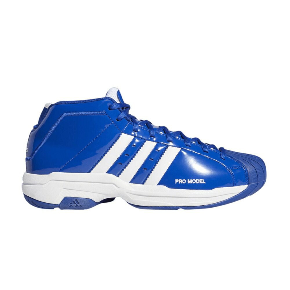 アディダス プロ 青色 ブルー 白色 ホワイト プロモデル ROYAL BLUE スニーカー メンズ ADIDAS PRO MODEL 2G / ROYAL BLUE CLOUD WHITE ROYAL