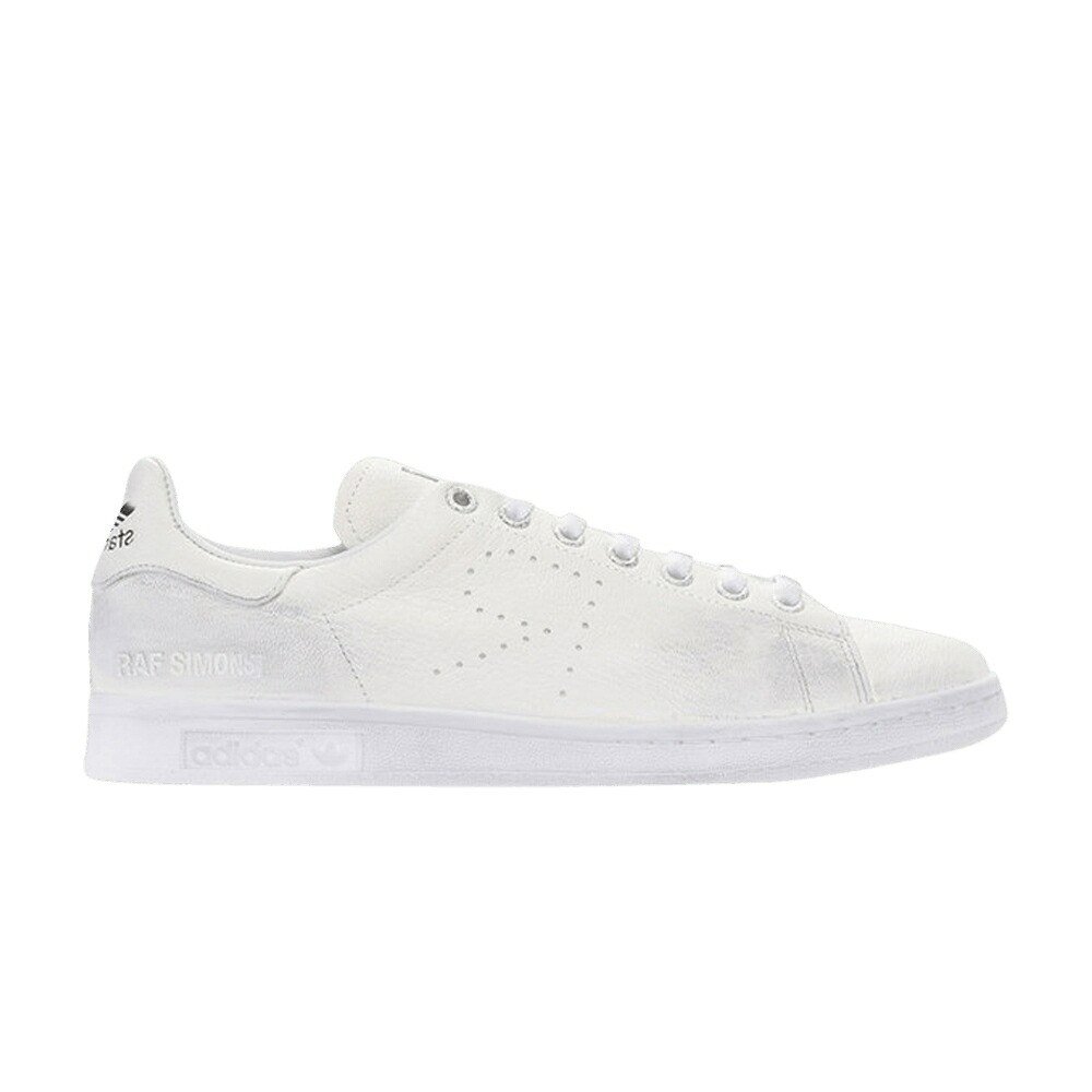 アディダス 白色 ホワイト コア 黒色 ブラック ラフシモンズ スタンスミス 'AGED' スニーカー メンズ ADIDAS RAF SIMONS X STAN SMITH / FOOTWEAR WHITE CORE BLACK｜スニケス