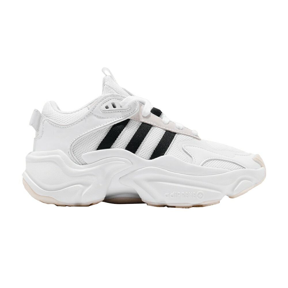 アディダス 白色 ホワイト コア 黒色 ブラック 灰色 グレー 'FOOTWEAR WHITE' スニーカー レディース ADIDAS WMNS MAGMUR RUNNER / FOOTWEAR WHITE CORE BLACK GREY