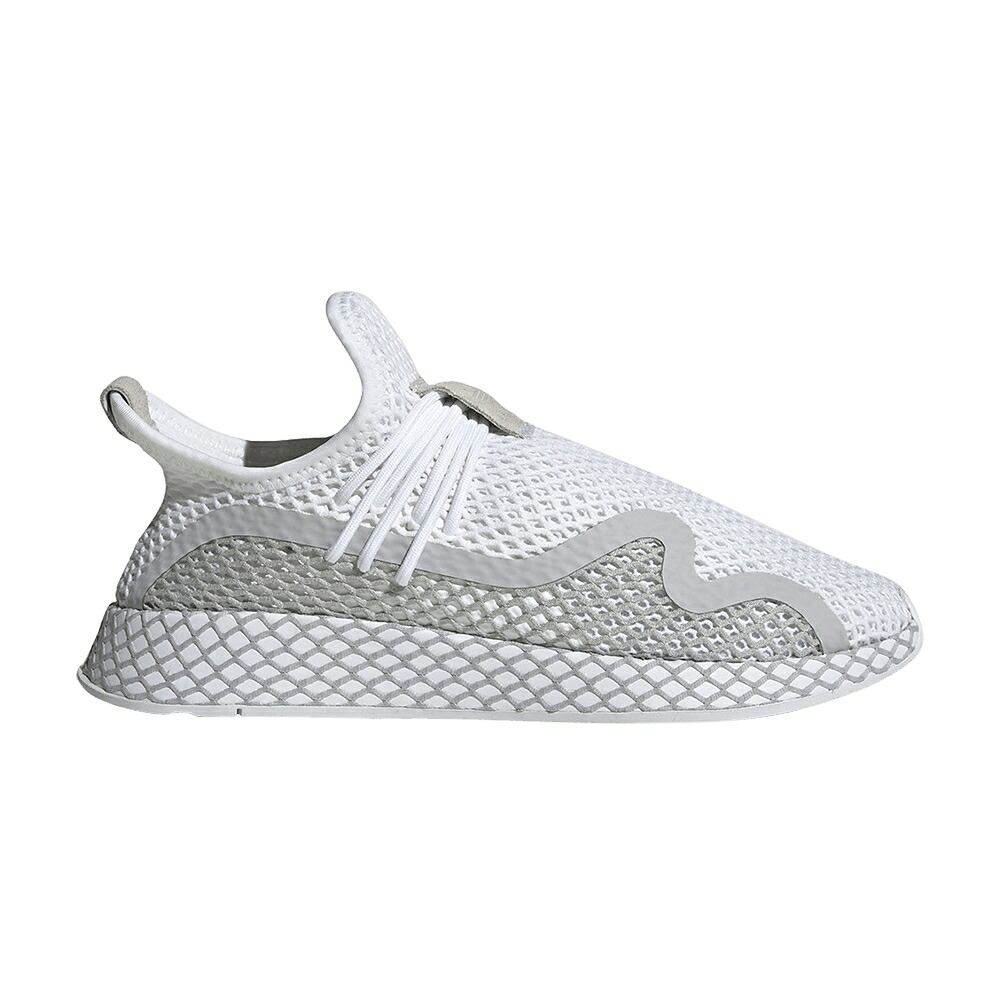 アディダス 白色 ホワイト 'WHITE SILVER' スニーカー メンズ ADIDAS DEERUPT S / FOOTWEAR WHITE FOOTWEAR WHITE|スニケス