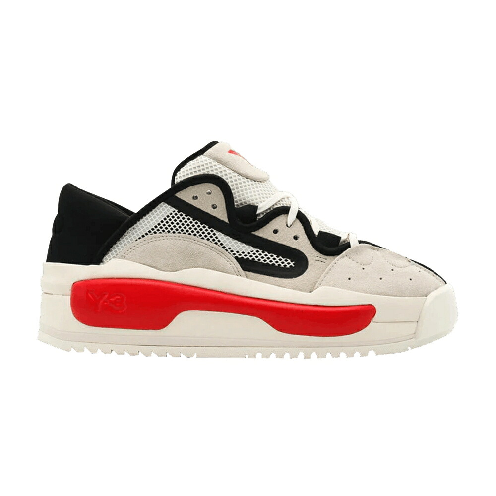 アディダス 赤 レッド 黒色 ブラック 'BLISS RED' スニーカー メンズ ADIDAS Y-3 HOKORI 2 / BLISS RED BLACK｜スニケス