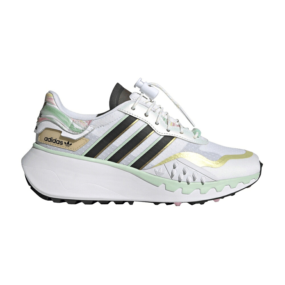 アディダス 白色 ホワイト コア 黒色 ブラック 'I DANCE' スニーカー レディース ADIDAS WMNS CHOIGO LOVE / CLOUD WHITE CORE BLACK FROZEN