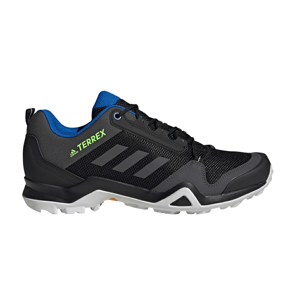 アディダス コア 黒色 ブラック ソリッド 灰色 グレー 'BLACK GREEN' スニーカー メンズ ADIDAS TERREX AX3 SIGNAL / CORE BLACK DGH SOLID GREY SIGNAL｜スニケス
