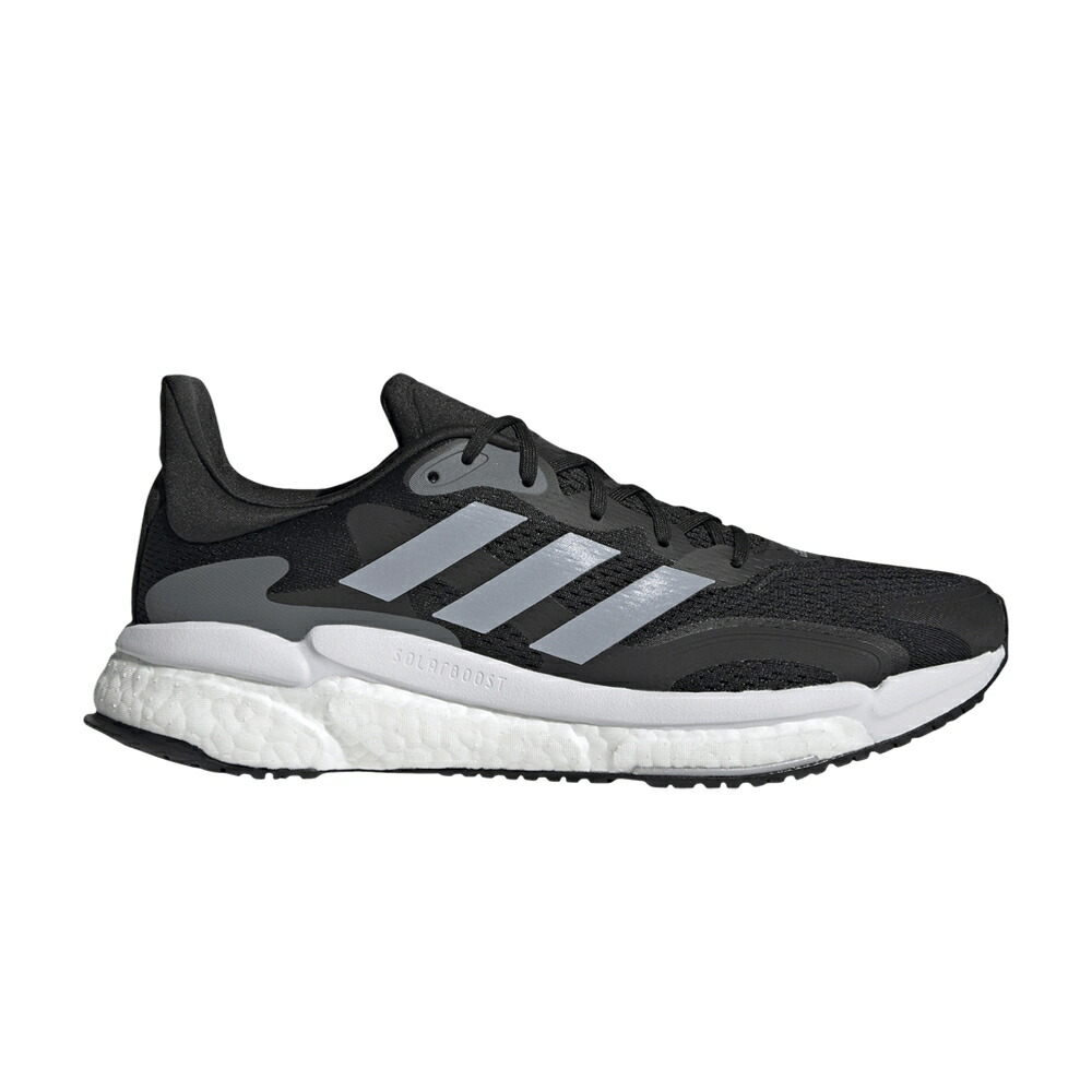 アディダス ブースト コア 黒色 ブラック 銀色 シルバー 灰色 グレー 'BLACK SILVER' スニーカー メンズ ADIDAS SOLAR BOOST 3 HALO / CORE BLACK HALO SILVER GREY SIX