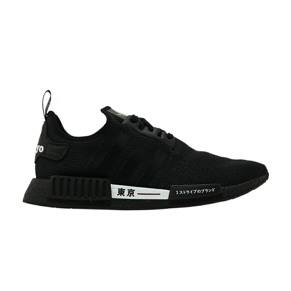 アディダス コア 黒色 ブラック NMD_R1 'TOKYO BLACK' スニーカー メンズ ADIDAS PACK - CORE / CORE BLACK SCARLET FOOTWEAR