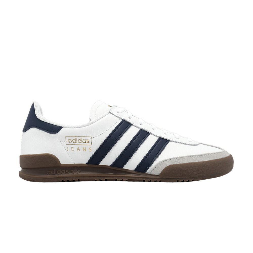 アディダス ジーンズ 紺色 ネイビー 白色 ホワイト 'WHITE GUM' スニーカー メンズ ADIDAS JEANS NAVY / CLOUD WHITE COLLEGIATE NAVY GUM