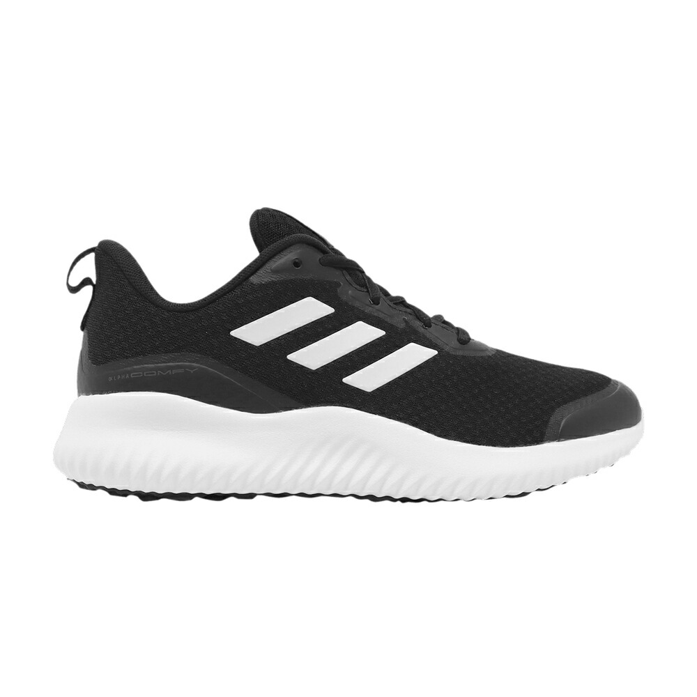 アディダス コア 黒色 ブラック 白色 ホワイト BLACK WHITE スニーカー メンズ ADIDAS ALPHACOMFY / CORE BLACK CLOUD WHITE CORE