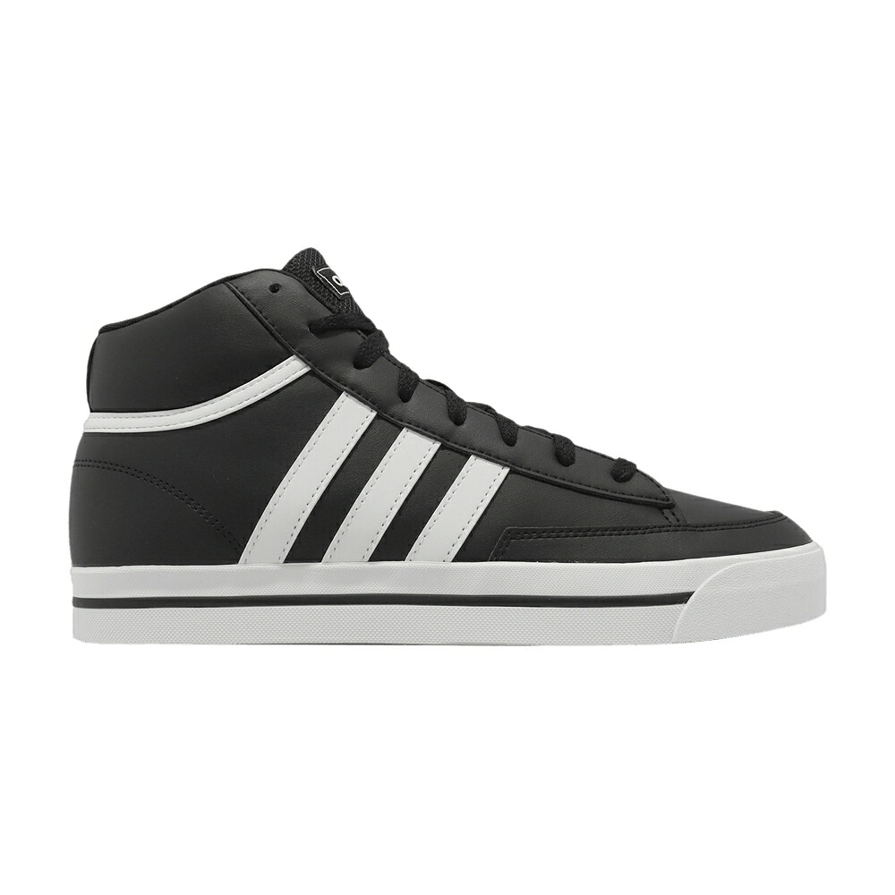 アディダス ミッド 中核グループ 黒いこと 黒いこと 白いこと 白いこと \u0027BLACK WHITE\u0027 スニーカー メンズ ADIDAS RETROVULC MID / CORE BLACK CLOUD WHITE CORE