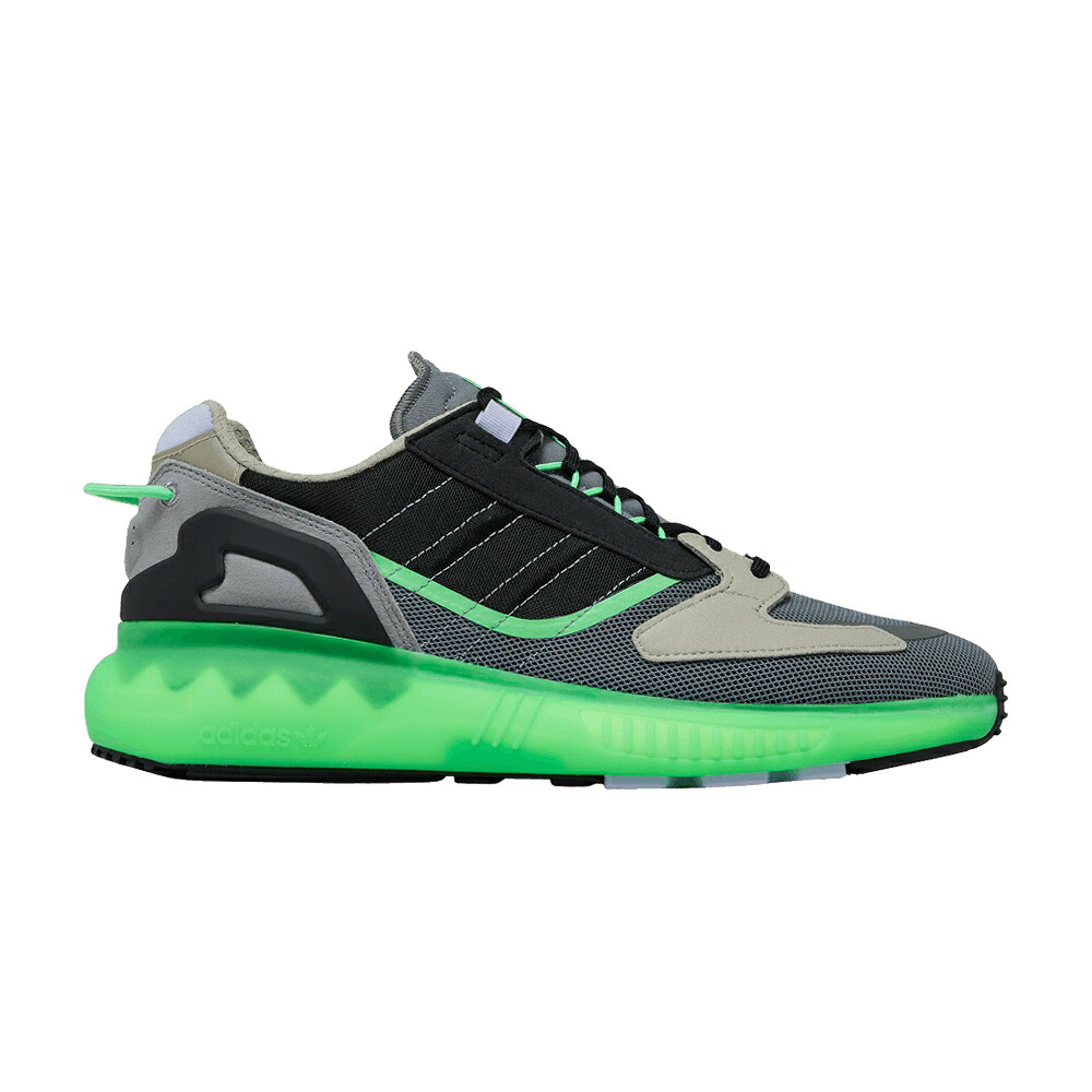 アディダス 薄墨色 薄墨色 中核グループ 黒いこと 黒いこと \u0027GREY GREEN\u0027 スニーカー メンズ ADIDAS ZX 5000 SCREAMING / GREY THREE CORE BLACK SCREAMING 靴-スニーカー