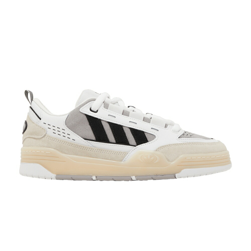 アディダス 白色 ホワイト コア 黒色 ブラック 'CHALK BLACK' スニーカー メンズ ADIDAS ADI2000 WHITE / CLOUD WHITE CORE BLACK CHALK
