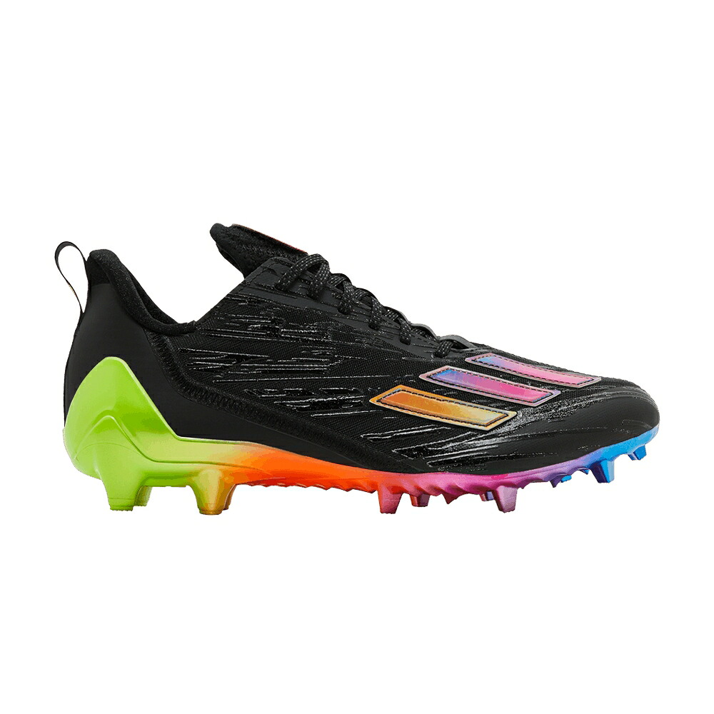 アディダス アディゼロ クリーツ スパイク コア 黒色 ブラック 灰色 グレー 'EMOJIS BLACK' スニーカー メンズ ADIDAS ADIZERO CLEATS - CORE / CORE BLACK CORE BLACK GREY FIVE