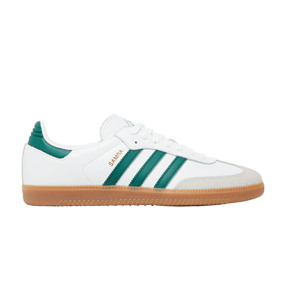 アディダス メンズ サンバ チーム 白色 ホワイト 緑 グリーン MEN MEXICO スニーカー ADIDAS SAMBA TEAM / CLOUD WHITE COLLEGIATE GREEN GUM