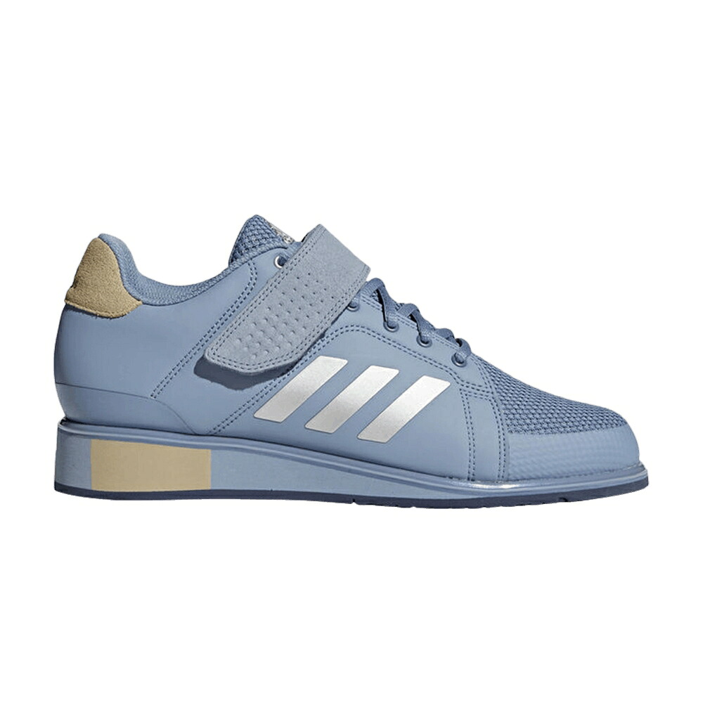 アディダス パワー 青色 ブルー 灰色 グレー 銀色 シルバー ゴールド 'BLUE GREY' スニーカー メンズ ADIDAS POWER PERFECT 3 / BLUE GREY SILVER METALLIC GOLD｜スニケス