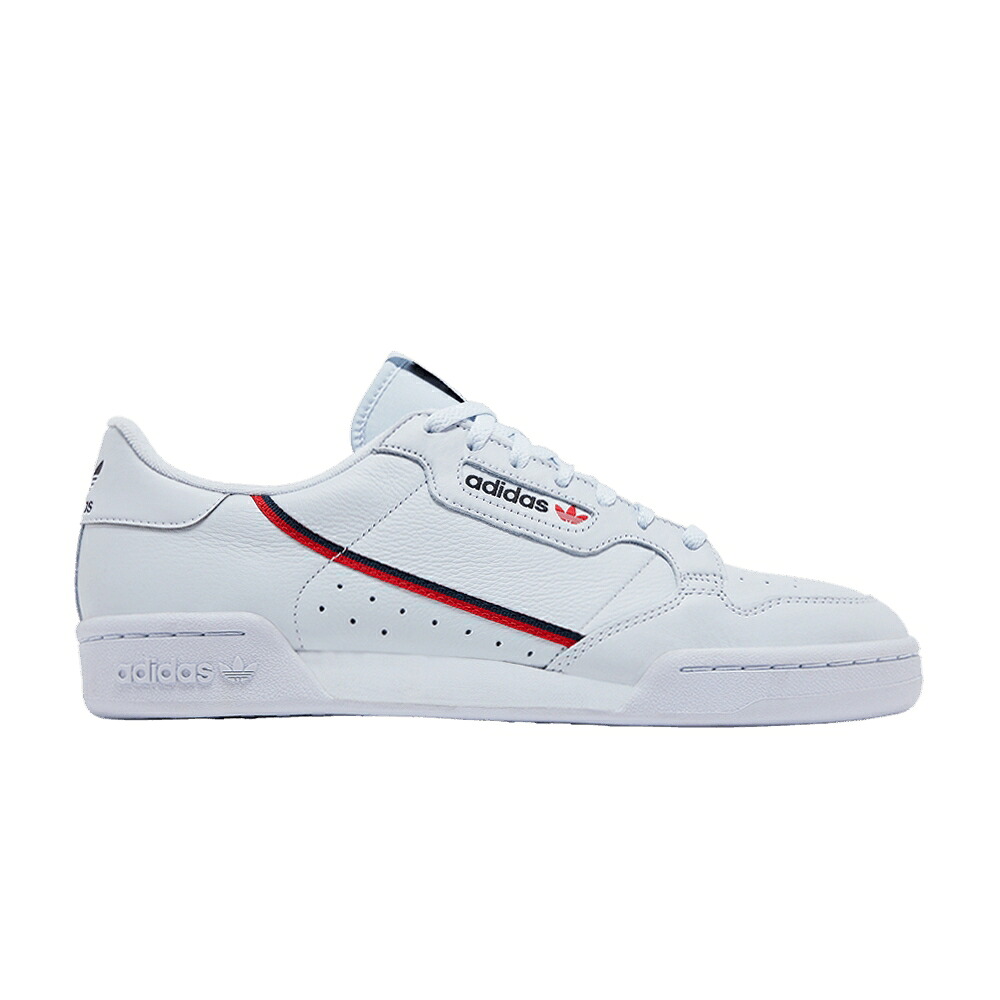 アディダス 青味 青み \u0027AERO BLUE\u0027 スニーカー メンズ ADIDAS CONTINENTAL 80 / AERO BLUE SCARLET COLLEGIATE