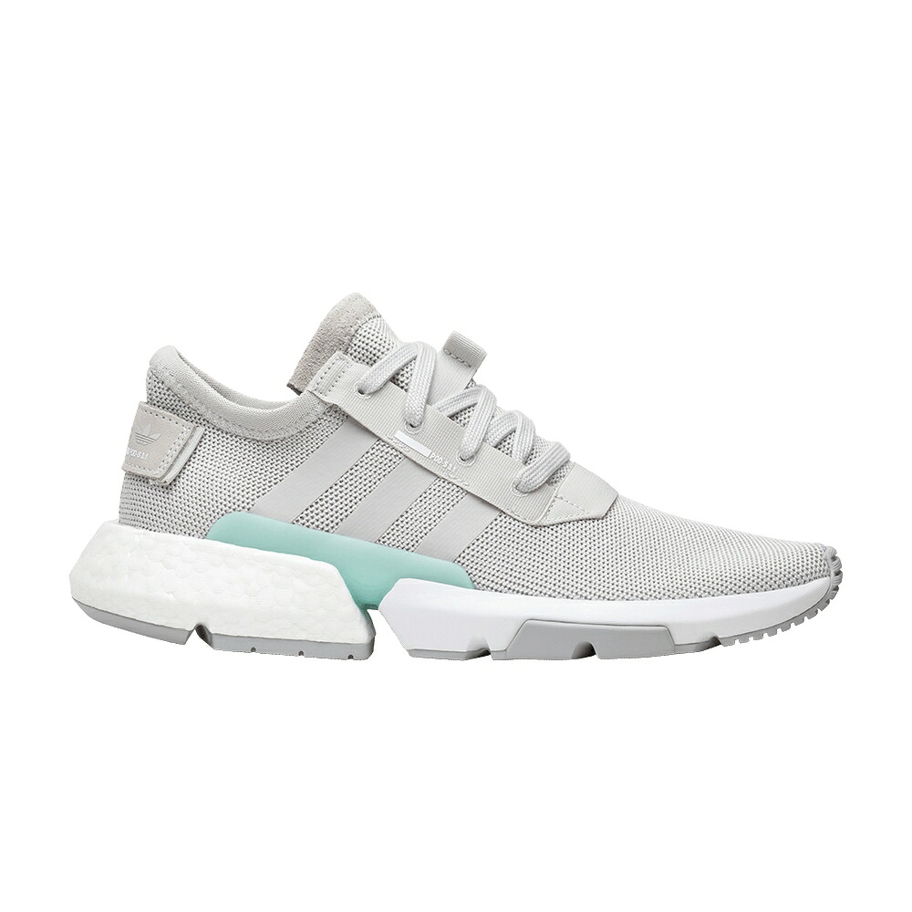アディダス 薄墨色 薄墨色 P.O.D. S3.1 \u0027CLEAR MINT\u0027 スニーカー レディース ADIDAS WMNS / GREY ONE GREY ONE CLEAR MINT