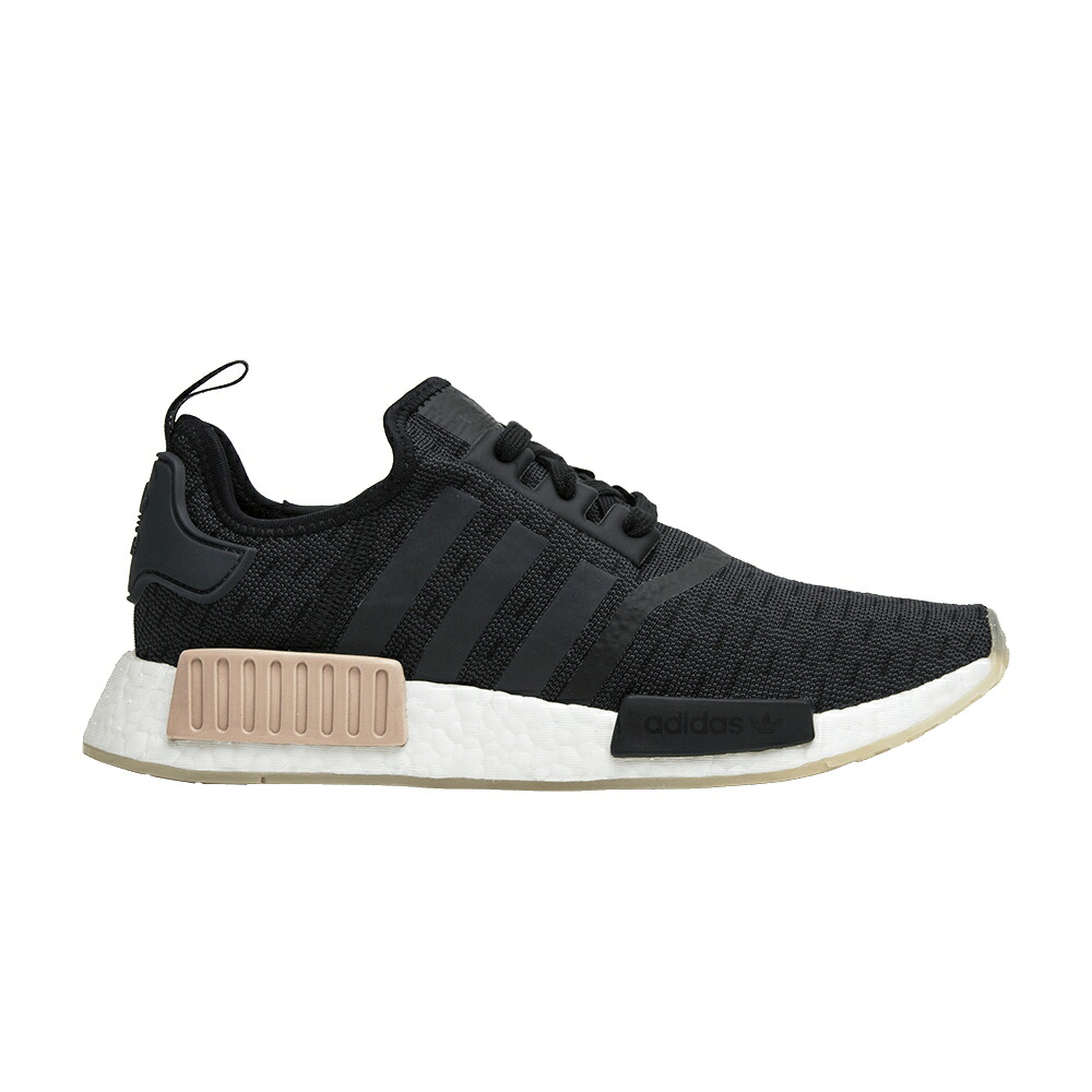 アディダス コア 黒色 ブラック 藍色 インディゴ 白色 ホワイト NMD_R1 'BLACK INDIGO' スニーカー レディース ADIDAS WMNS / CORE BLACK NOBLE INDIGO WHITE｜スニケス