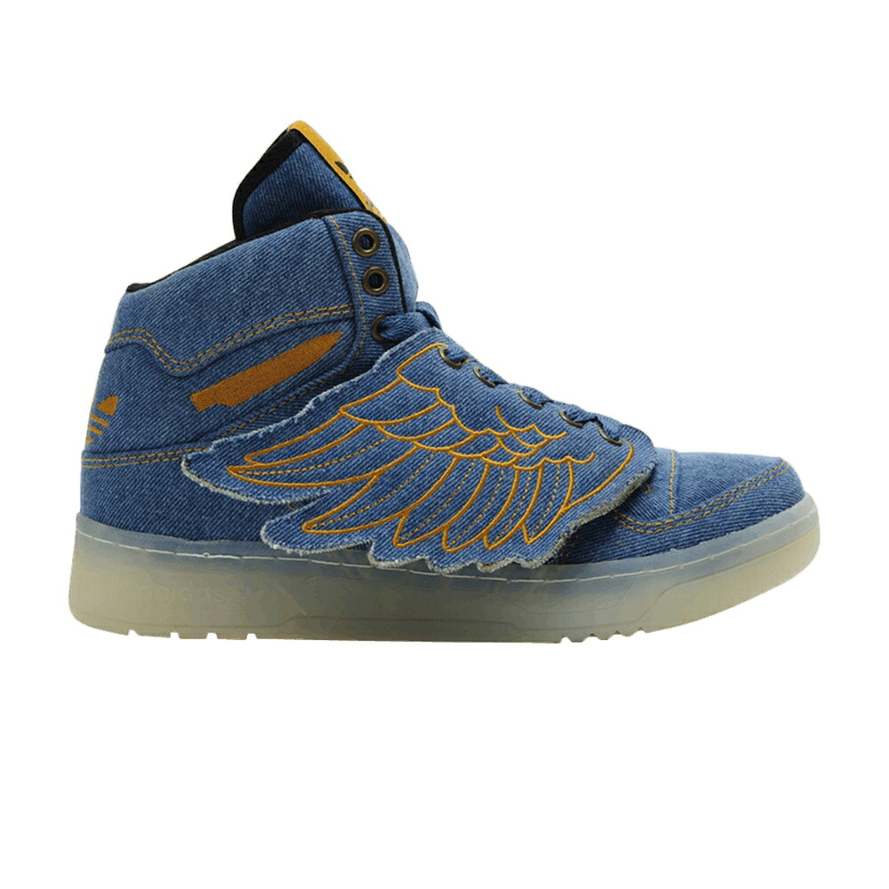 アディダス 'DENIM' スニーカー メンズ ADIDAS JS WINGS / SUPCOL WHTVAP BLACK1|スニケス