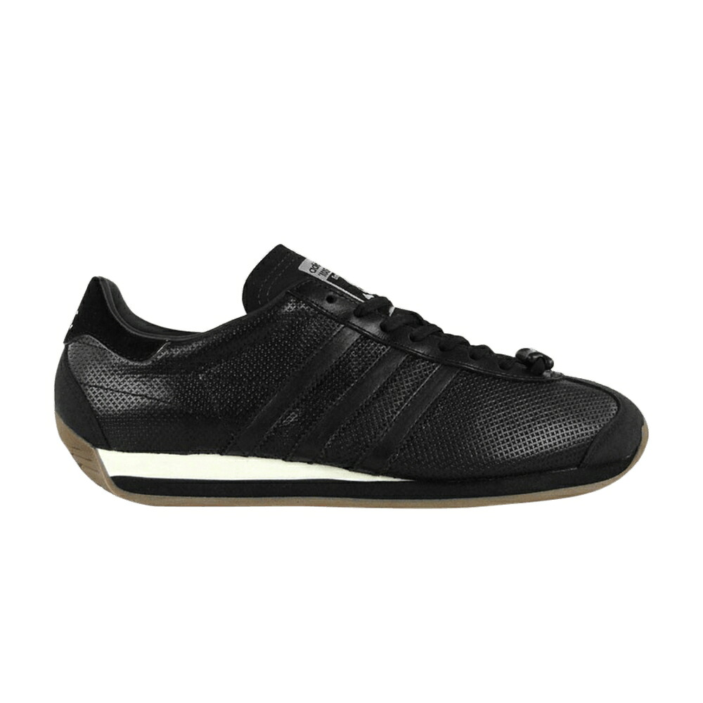 アディダス カントリー スニーカー メンズ ADIDAS MASTERMIND X COUNTRY OG / BLACK1 BLACK1 BLACK1｜スニケス
