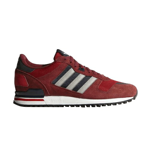 アディダス ワイン色 バーガンディー スニーカー メンズ ADIDAS ZX 700 / COLLEGIATE BURGUNDY｜スニケス