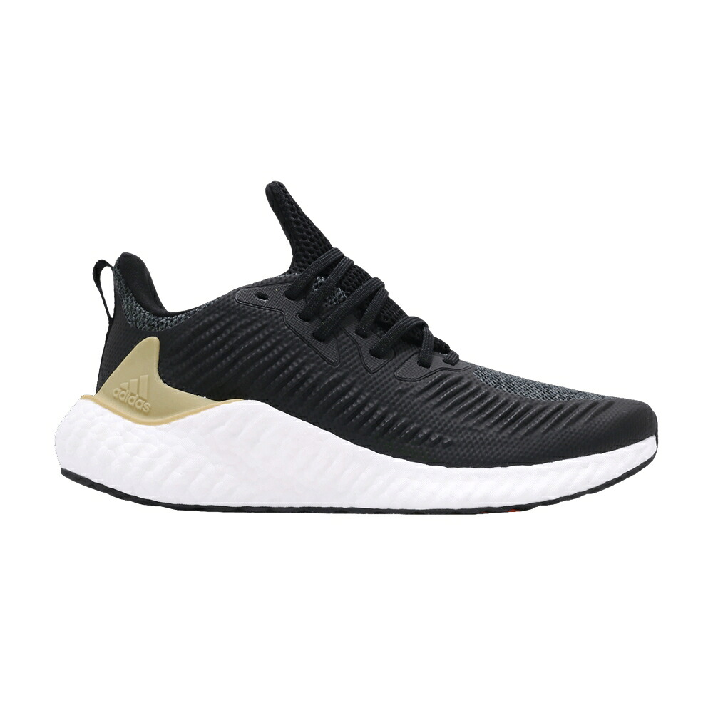 アディダス 中核グループ 黒いこと 黒いこと ゴールド 益荒男 \u0027GOLD METALLIC\u0027 スニーカー メンズ ADIDAS ALPHABOOST U / CORE BLACK GOLD METALLIC SOLID