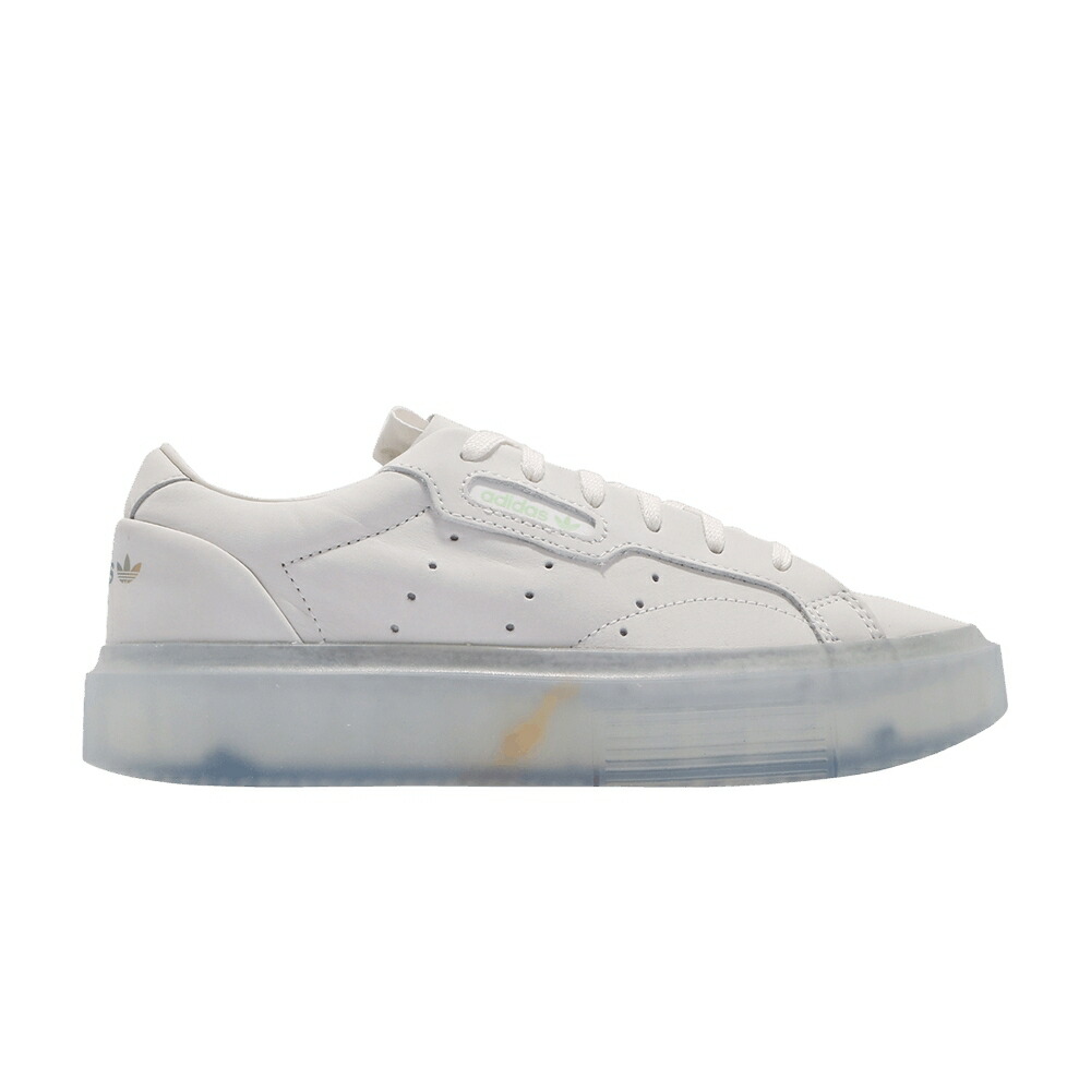 アディダス 白色 ホワイト 'CLOUD WHITE' スニーカー レディース ADIDAS ANGEL CHEN X WMNS SLEEK SUPER AC / CLOUD WHITE CLOUD WHITE CHALK