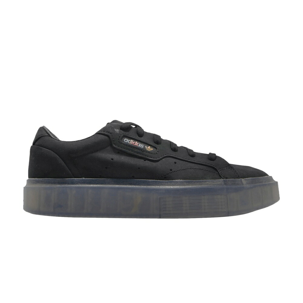 アディダス コア 黒色 ブラック 灰色 グレー 'CORE BLACK' スニーカー レディース ADIDAS ANGEL CHEN X WMNS SLEEK SUPER AC / CORE BLACK CORE BLACK DOVE GREY