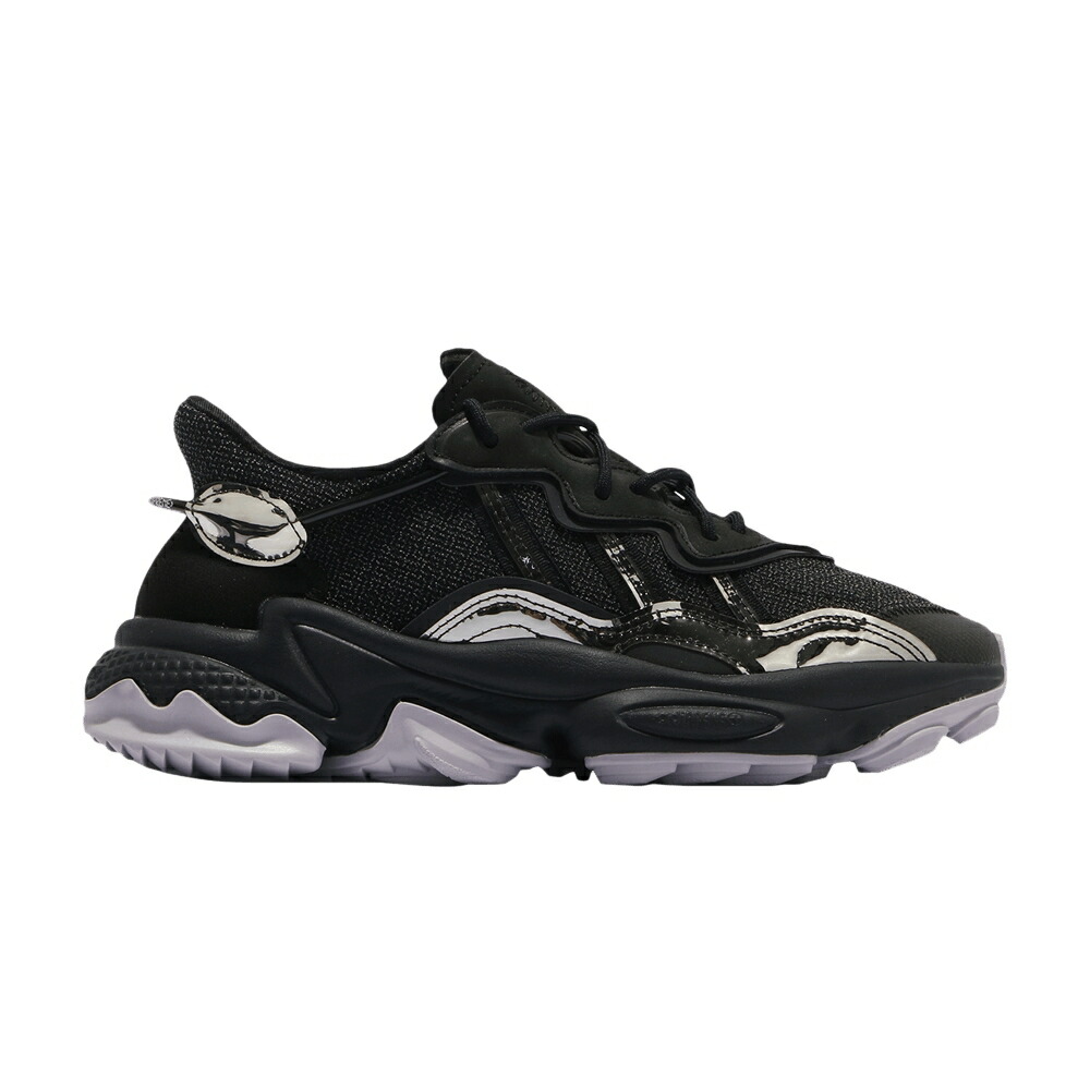 アディダス 銀色 シルバー コア 黒色 ブラック BLACK METALLIC スニーカー レディース ADIDAS WMNS OZWEEGO TR SILVER / CORE BLACK SILVER METALLIC GLORY