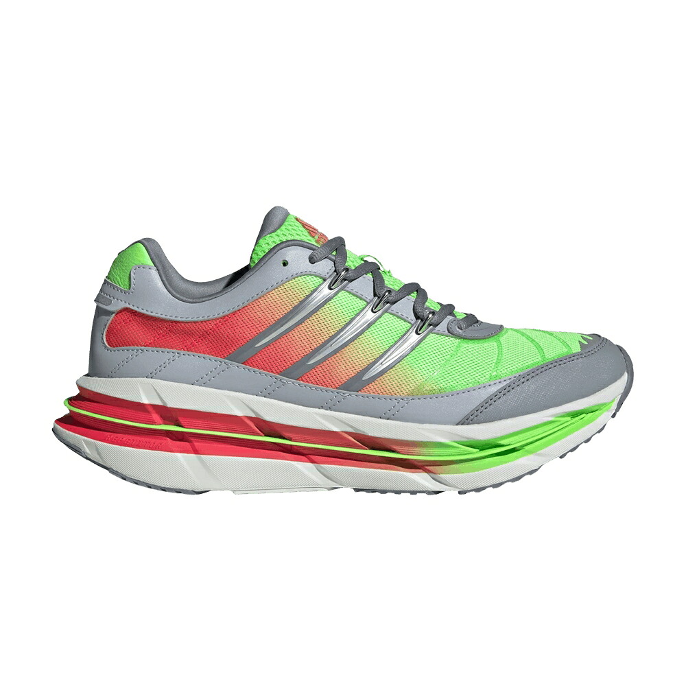 アディダス バースト ライム 灰色 グレー 赤 レッド 'LIME RED' スニーカー メンズ ADIDAS ADISTAR HARMONY BURST SEMI LUCID / LIME BURST GREY SEMI LUCID RED