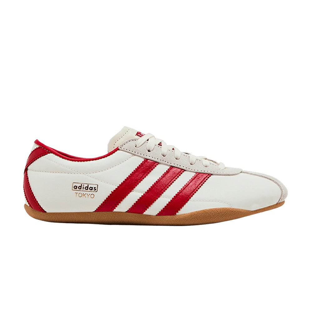 アディダス 白いこと 白いこと \u0027OFF SCARLET\u0027 スニーカー レディース ADIDAS WMNS TOKYO WHITE / OFF WHITE BETTER SCARLET GUM