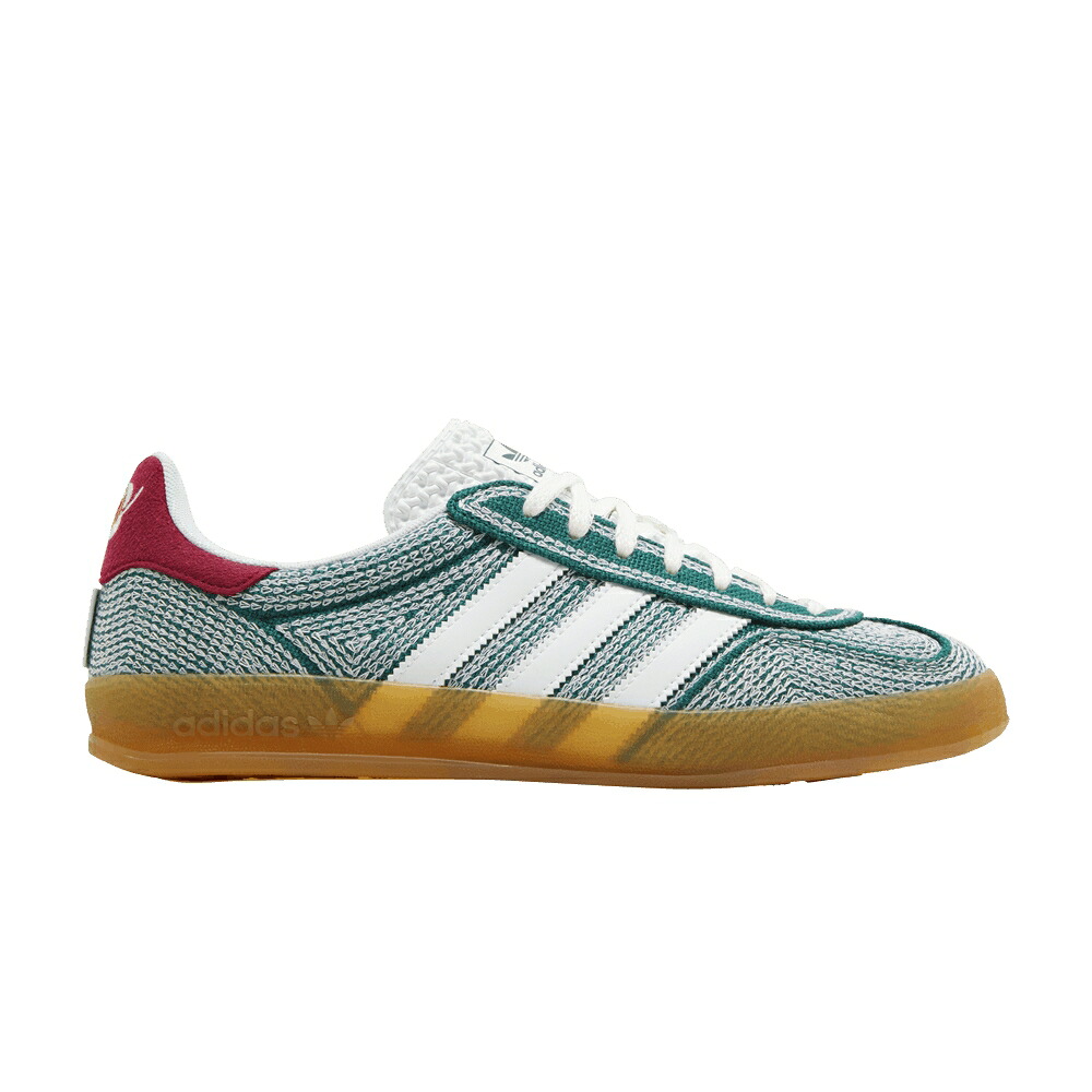 アディダス ガゼル 緑 緑であること 白いこと 白いこと \u0027GREEN HEMP\u0027 スニーカー メンズ ADIDAS SEAN WOTHERSPOON X GAZELLE INDOOR / COLLEGIATE GREEN CLOUD WHITE GUM