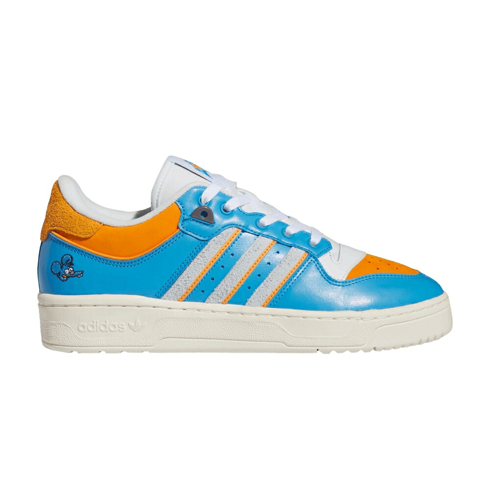 アディダス 青色 ブルー クリーム ITCHY スニーカー メンズ ADIDAS THE SIMPSONS X RIVALRY LOW / SUPPLIER COLOUR HALO BLUE CREAM