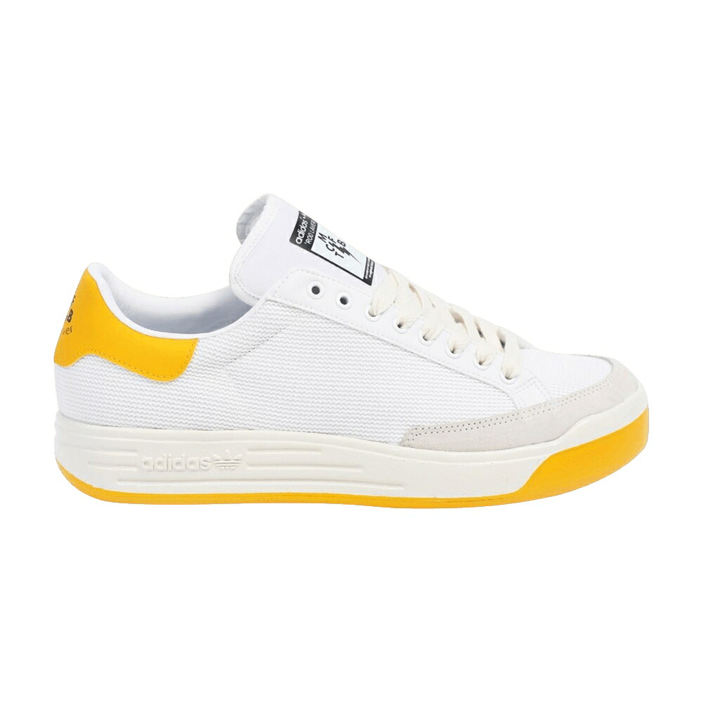 アディダス 白いこと 白いこと ロッドレイバー \u0027RAY YELLOW\u0027 スニーカー メンズ ADIDAS KAZUKI X MARK MCNAIRY ROD LAVER 84-LAB / RUNNING WHITE RUNNING WHITE RAY