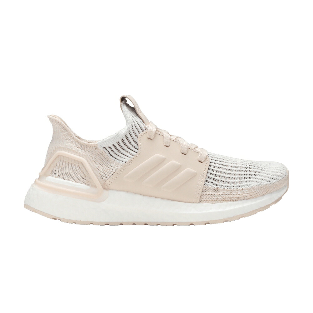 アディダス 白色 ホワイト 茶色 ブラウン 'BROWN' スニーカー レディース ADIDAS WMNS ULTRABOOST 19 / CRYSTAL WHITE BROWN LINEN｜スニケス