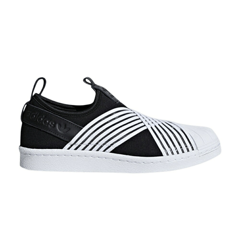 アディダス スーパースター スリッポン コア 黒色 ブラック 白色 ホワイト 'FOOTWEAR WHITE' スニーカー レディース ADIDAS WMNS SUPERSTAR SLIP-ON / CORE BLACK FOOTWEAR WHITE|スニケス