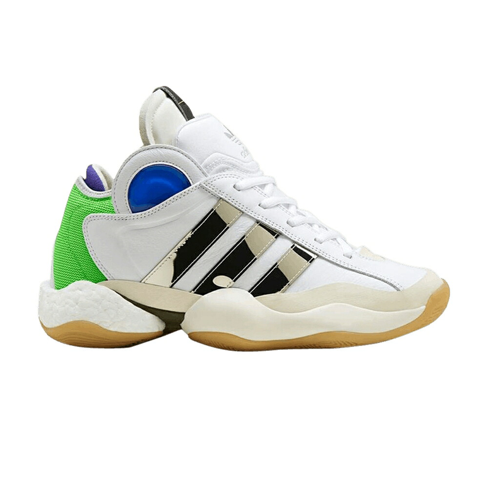 アディダス クレイジー 白いこと 白いこと しろがね色 しろがね色 \u0027RECONSTRUCTED\u0027 スニーカー メンズ ADIDAS SANKUANZ X CRAZY BYW / FOOTWEAR WHITE SILVER METALLIC