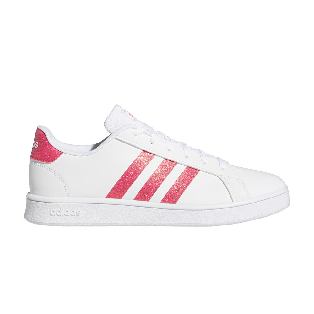 アディダス グランド コート レアル 白色 ホワイト ピンク WHITE PINK スニーカー メンズ ADIDAS GRAND COURT J REAL / CLOUD WHITE REAL PINK CLOUD