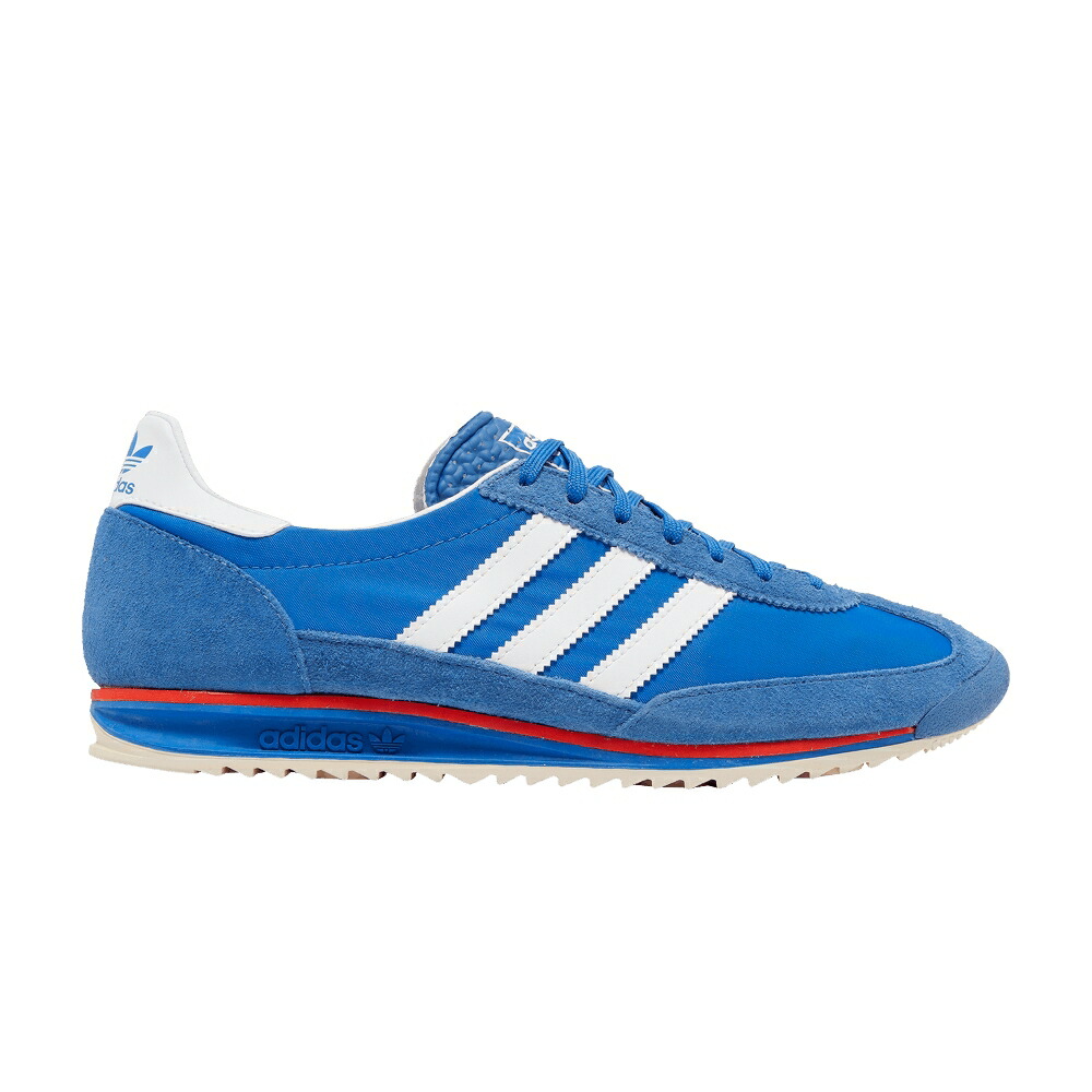 アディダス 青色 ブルー 白色 ホワイト 赤 レッド 'BLUE' スニーカー メンズ ADIDAS SL 72 / BLUE CLOUD WHITE HI RES RED