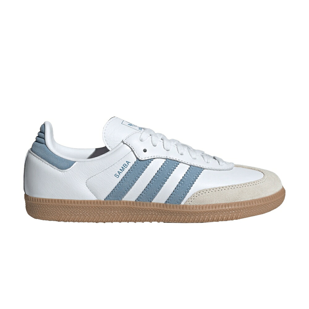 アディダス サンバ 青み 青色 白いこと 白いこと \u0027WHITE GUM\u0027 スニーカー レディース ADIDAS WMNS SAMBA OG ASH BLUE / CLOUD WHITE ALUMINA ASH BLUE