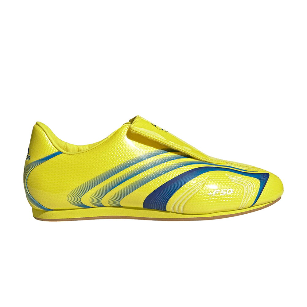 アディダス 黄味がかった 黄色 青み 青色 \u0027BRIGHT YELLOW\u0027 スニーカー レディース ADIDAS WMNS TAEKWONDO F50 / BRIGHT YELLOW BRIGHT BLUE ROYAL