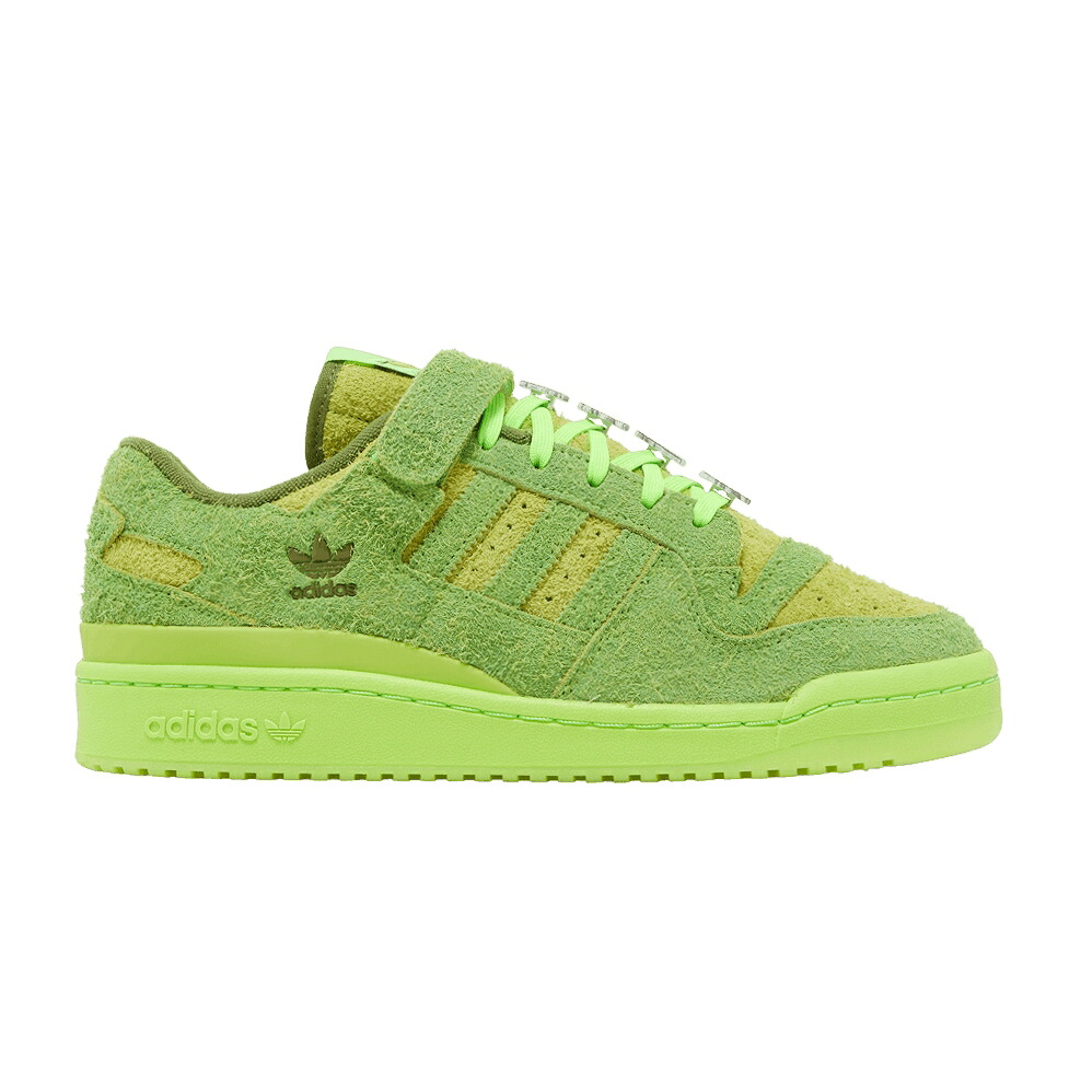 アディダス フォーラム 緑 グリーン 赤 レッド DR. 'THE GRINCH' スニーカー メンズ ADIDAS SEUSS X FORUM LOW / SUPPLIER COLOUR SOLAR GREEN RED|スニケス