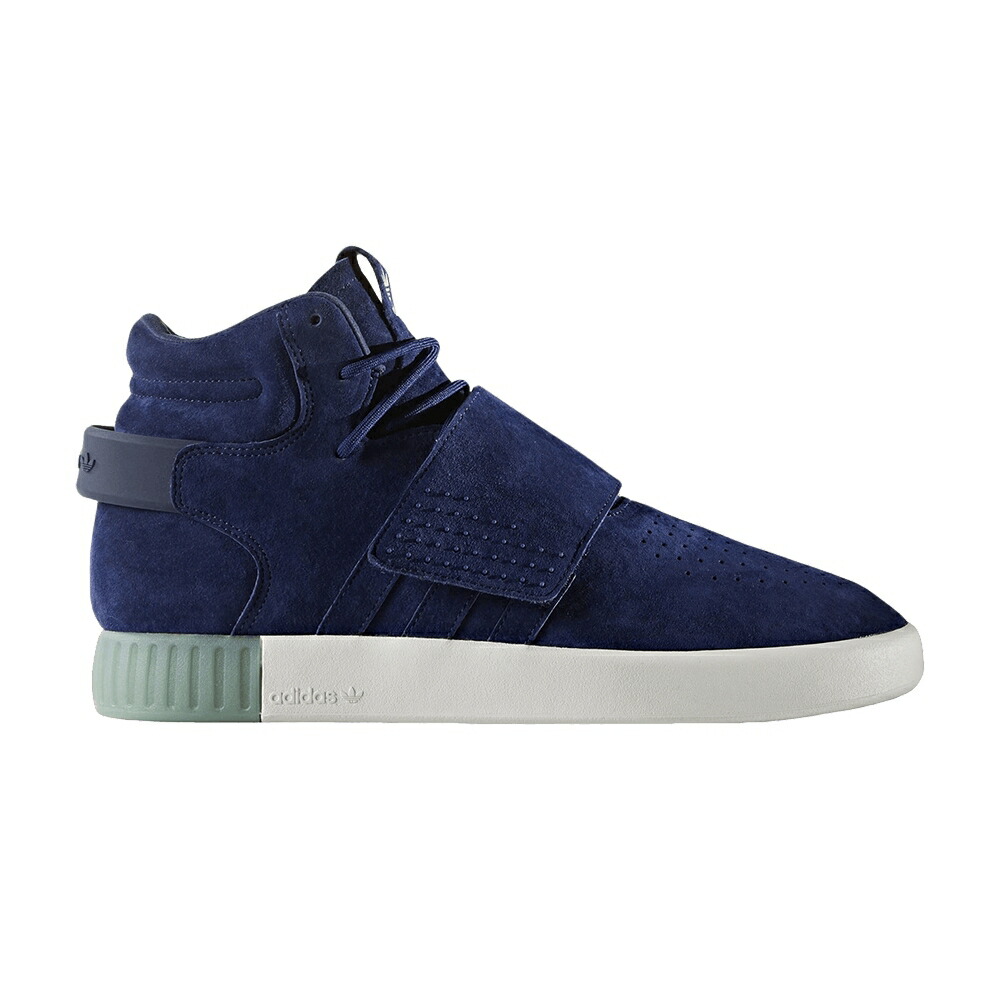 アディダス チューブラ ストラップ 青色 ブルー アクア 'DARK BLUE' スニーカー メンズ ADIDAS TUBULAR INVADER STRAP / DARK BLUE DARK BLUE CLEAR AQUA