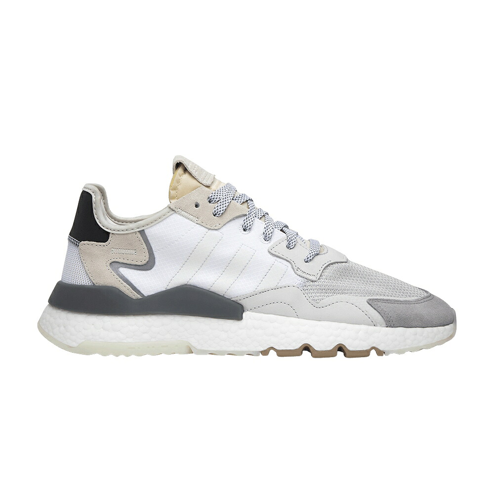 アディダス ジョガーパンツ 白いこと 白いこと \u0027GREY WHITE\u0027 スニーカー メンズ ADIDAS NITE JOGGER PACK - NEUTRAL / FOOTWEAR WHITE CRYSTAL WHITE