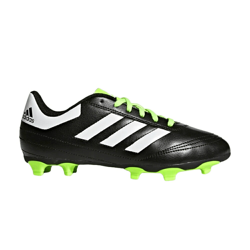 アディダス 中核グループ 黒いこと 黒いこと 白いこと 白いこと \u0027BLACK GREEN\u0027 スニーカー メンズ ADIDAS GOLETTO 6 FG J SOLAR / CORE BLACK CLOUD WHITE SOLAR 靴-スニーカー