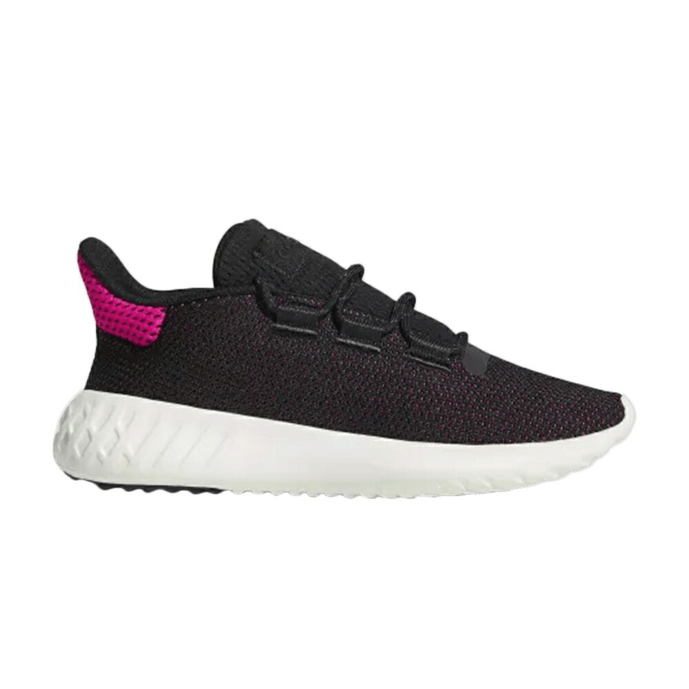 アディダス チューブラ ショック コア 黒色 ブラック ピンク 'BLACK PINK' スニーカー レディース ADIDAS WMNS TUBULAR DUSK SHOCK / CORE BLACK SHOCK PINK CHALK