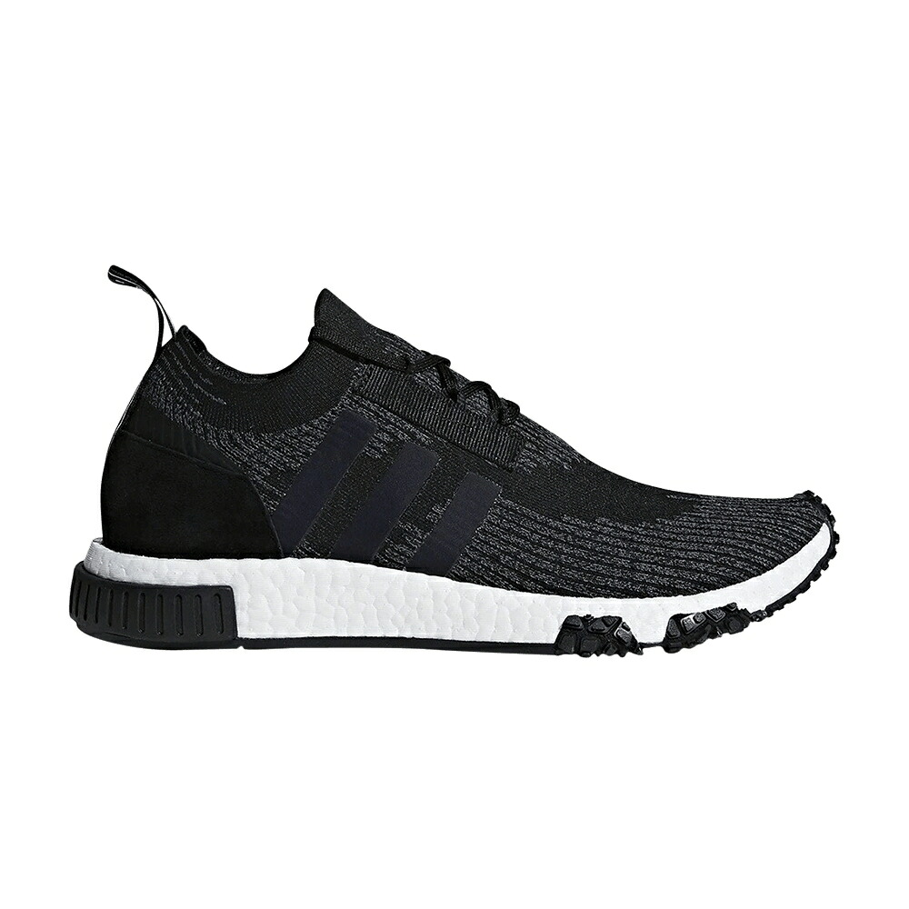 アディダス コア 黒色 ブラック 灰色 グレー 白色 ホワイト NMD_RACER 'CORE BLACK' スニーカー メンズ ADIDAS / CORE BLACK GREY FIVE FTWR WHITE｜スニケス