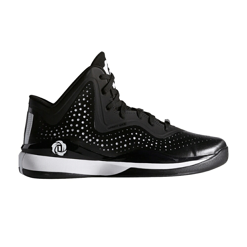 アディダス ローズ 黒色 ブラック 白色 ホワイト スニーカー メンズ ADIDAS D ROSE 773 III / BLACK WHITE｜スニケス