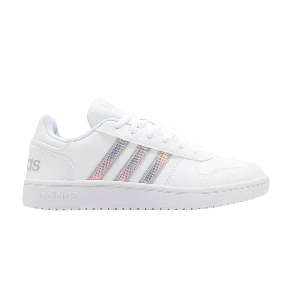 アディダス 白色 ホワイト 銀色 シルバー 2.0 WHITE SILVER スニーカー レディース ADIDAS WMNS HOOPS / WHITE SILVER