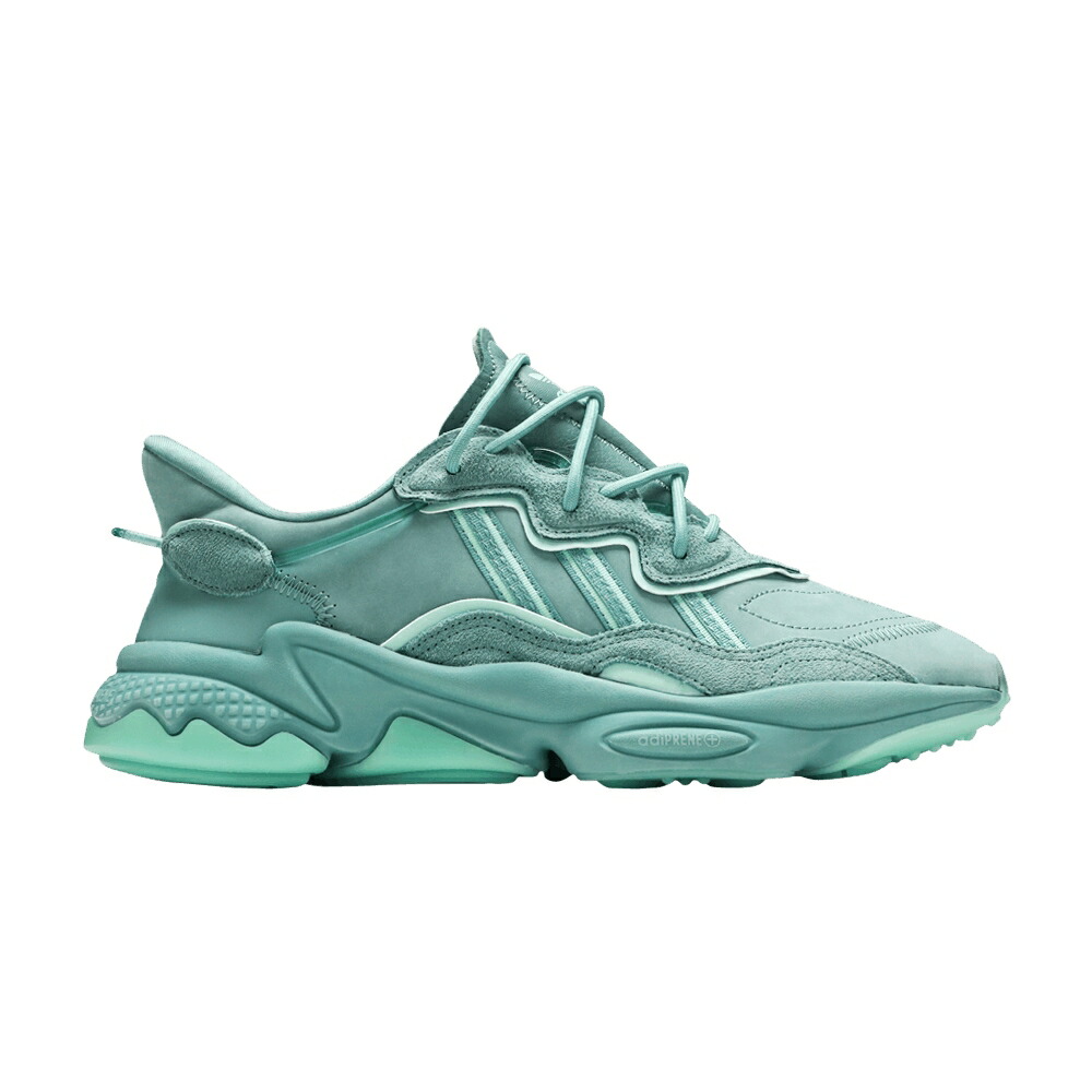 アディダス 銀色 スチール 緑 グリーン コア VAPOUR STEEL スニーカー メンズ ADIDAS OZWEEGO / VAPOUR STEEL BLUSH GREEN CORE